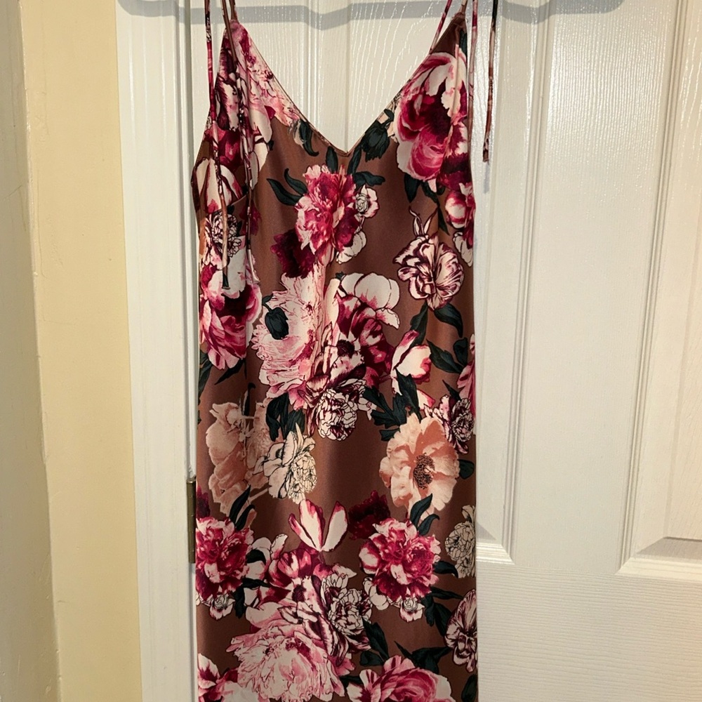 Victoria’s Secret Slip Sleepwear Pink Floral Size XS